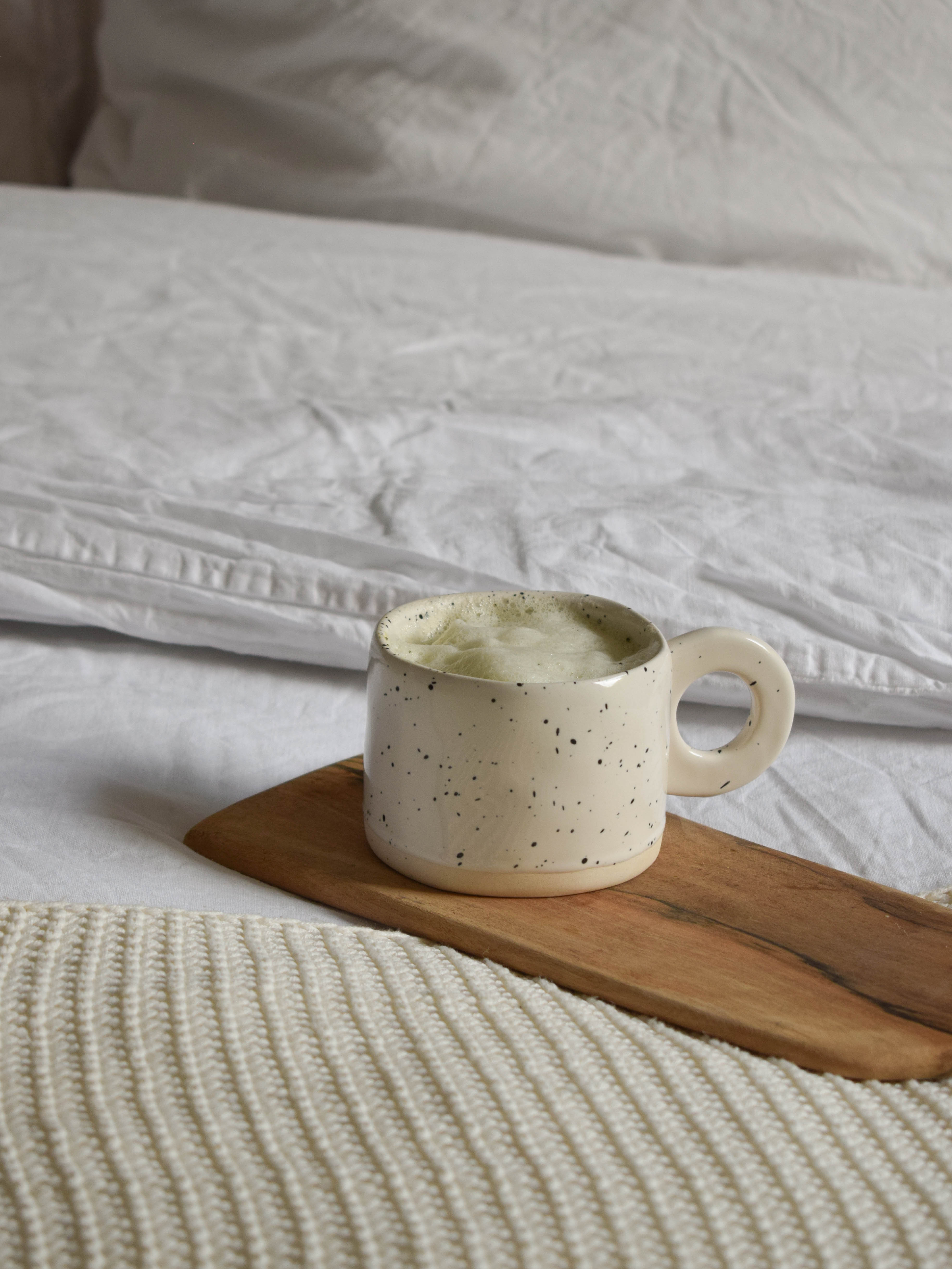 Riviera Stipple Ceramic Cup